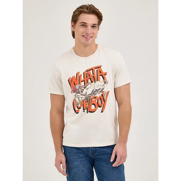 Wrangler x Whataburger Men's Cowboy Graphic T-Shirt - Size medium‎ - Picture 1 of 6
